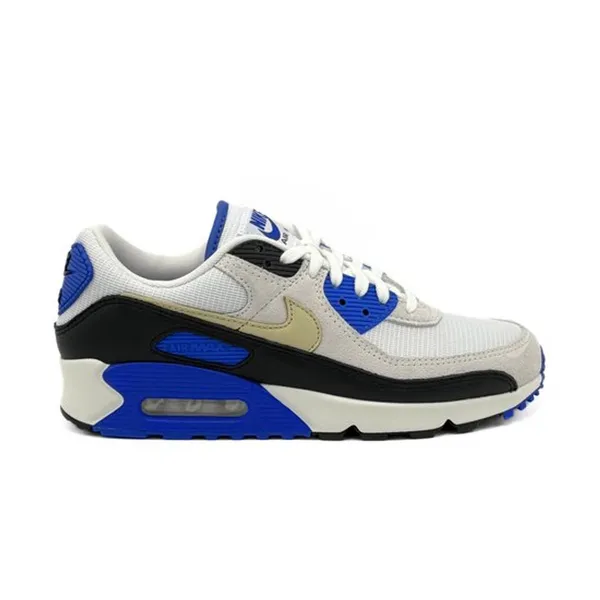 Nike Nike Air Max 90 Premium Sneakers - Wit - Blauw — vergelijk prijzen bij 1 winkel