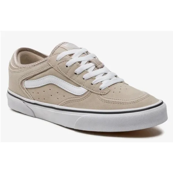 Vans Rowley Classic Dames Sneakers Beige EU 44 - Tijdloze Streetwear Voor Comfort & Stijl