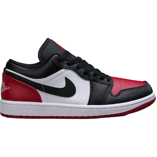 Nike Nike Air Jordan 1 Low 'Bred Toe' - 553558-161 - BRED Zwart Rood - Schoenen