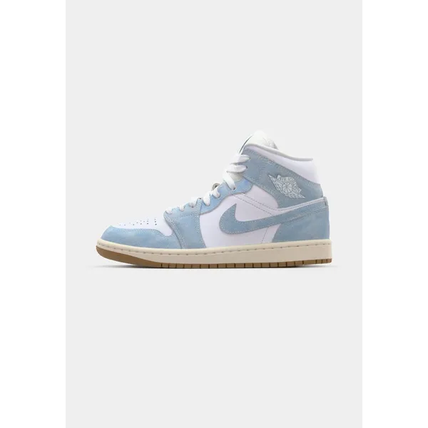 Nike Nike AIR Jordan 1 MID SE - Unisex Sneakers - Wit/Blauw