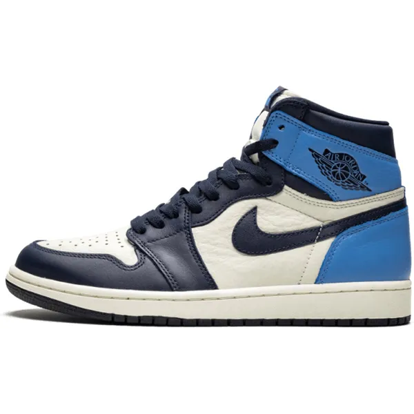 Nike Nike Air Jordan 1 Retro High Obsidian - Sneaker - Wit/Blauw - Maat 40 - Limited edition