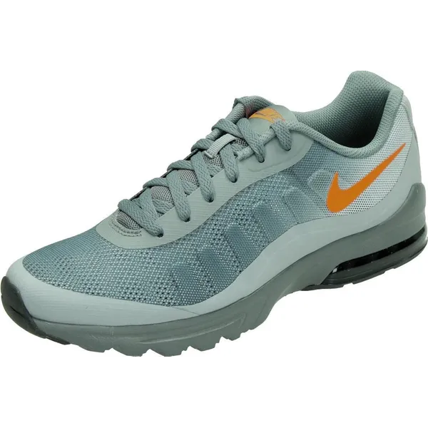 Nike air max invigor in de kleur grijs/oranje.