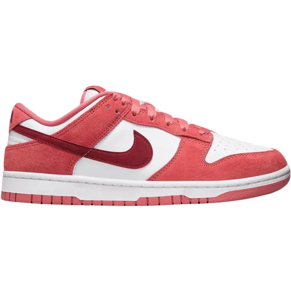 Nike Nike Dunk Low - Wit Rood - Suede - Sneakers — vergelijk prijzen bij 1 winkel