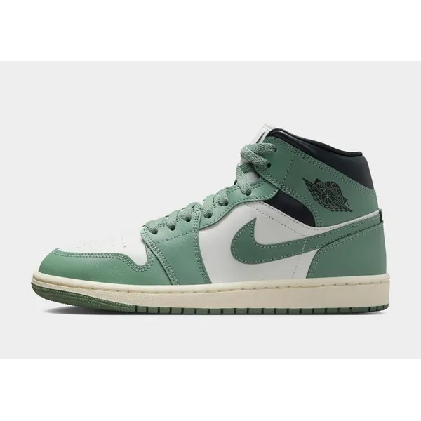 Jordan Jordan Air Jordan 1 Mid Wmns "Jade Smoke" - Sneakers - Groen/Wit/Zwart - Maat 43 - Doos zonder deksel
