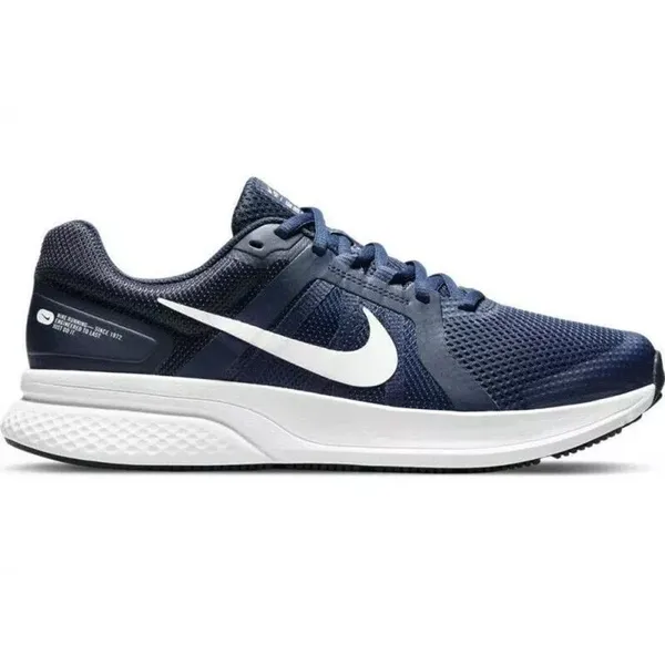 Nike Nike Run Swift 2 - Maat 47.5 - Donkerblauw / Wit - Sportschoenen Heren - Doos Zonder Deksel