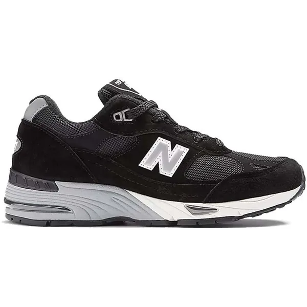 New Balance New Balance M991V1 EKS - Unisex - Sneaker - Zwart/Grijs/Wit - Suede - Abzorb - Maat 45 - Made In UK