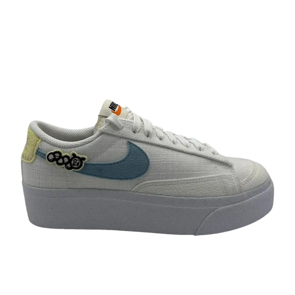 Nike Blazer Low Platform SE NN Wit/Blauw, vergelijk prijzen bij 1 winkel