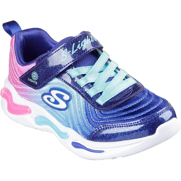 Skechers S-Lights Wavy Beams OMBRE EXPRESS Sneakers Schoenen 302327L NVMT