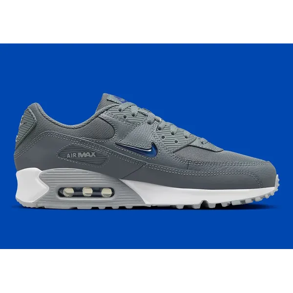 Nike Nike Air Max 90 Jewel Grey Royal Blue - Sneakers - Schoenen - Grijs