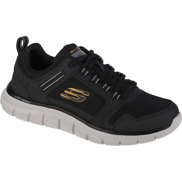 Skechers Skechers Track-Knockhill 232001-BKGD, Mannen, Zwart, Sneakers, maat: 42,5