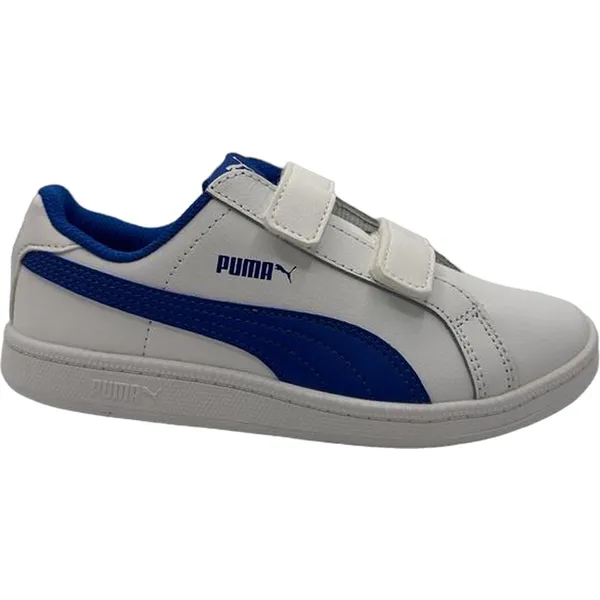 PUMA PUMA Smash fun L V - Sneakers - Kinderen - Jongens - Wit/Blauw
