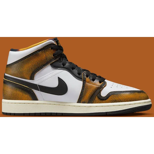 Nike Nike Sneakers Nike Air Jordan 1 Mid Special Edition "Orange Wear-Away"