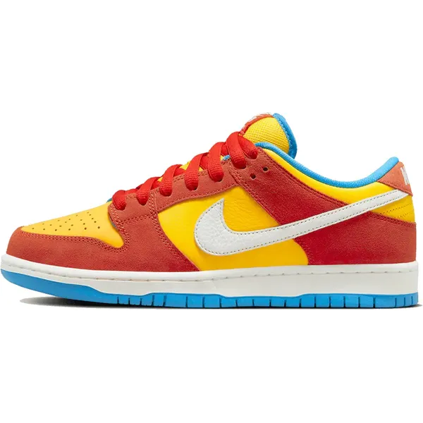 Nike SB Dunk Low Pro Bart Simpson Geel/Rood, foto 2 van 2