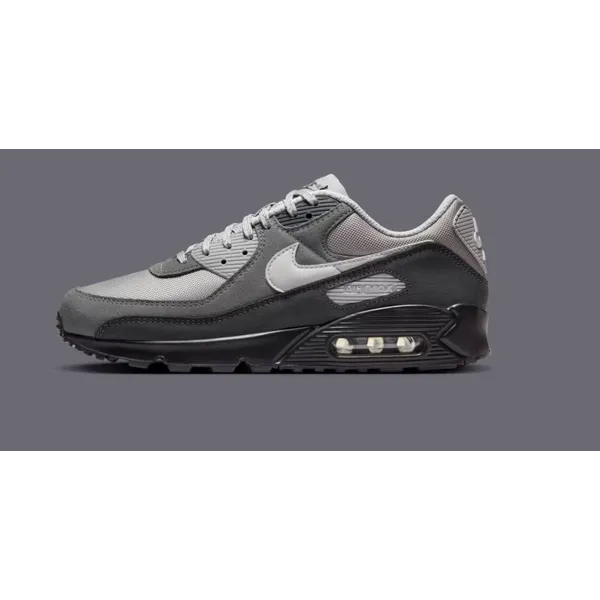 Nike Nike Air Max 90 - Maat 40.5 - Grijs / Zwart / - Sneakers Unisex - Doos Zonder Deksel