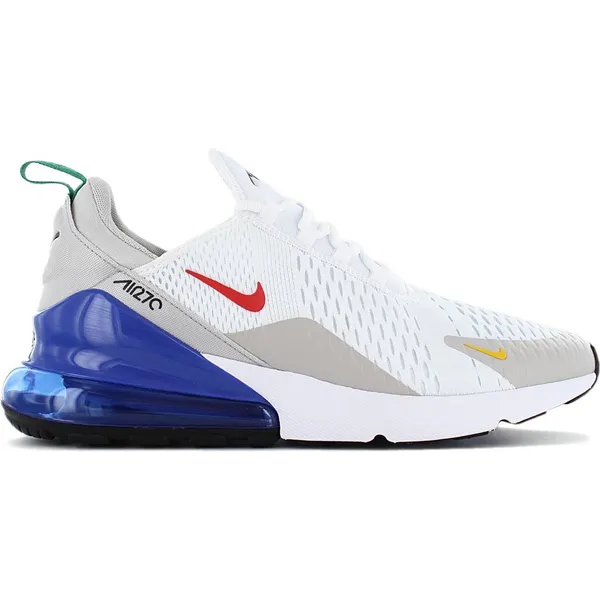 Nike Nike Air Max 270 - Heren Sneakers Sportschoenen Schoenen Wit-Blauw DV3731-100 - Maat EU 44.5 US 10.5
