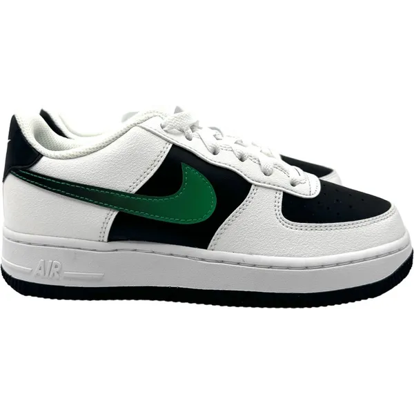 Nike Air Force 1 GS zwart wit groen