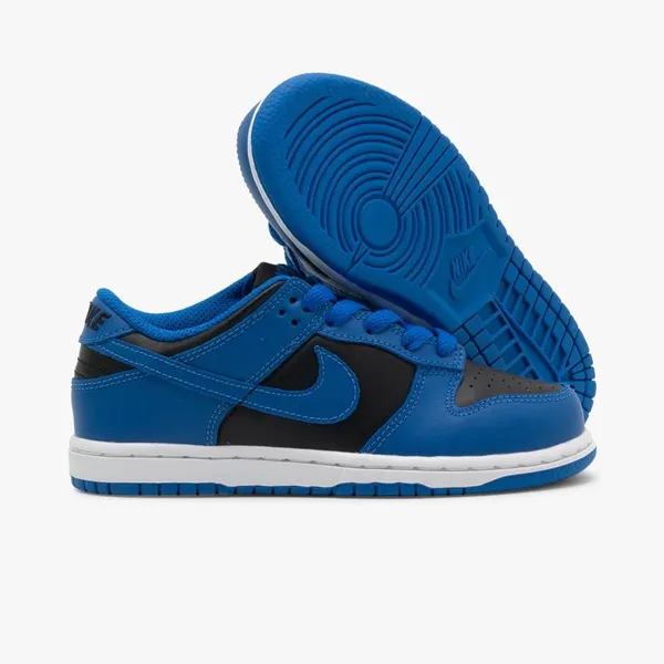 Nike Nike Dunk Low Black Hyper Cobalt White (PS) - maat EU 31 - CW1588001 - blauw - zwart - wit - kindersneakers - lage sneakers