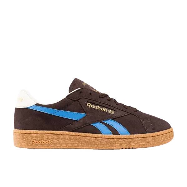 Reebok Club C Grounds Uk Darkmatter/Kineticblue/Vintagechalk (Bruin), vergelijk prijzen bij 1 winkel
