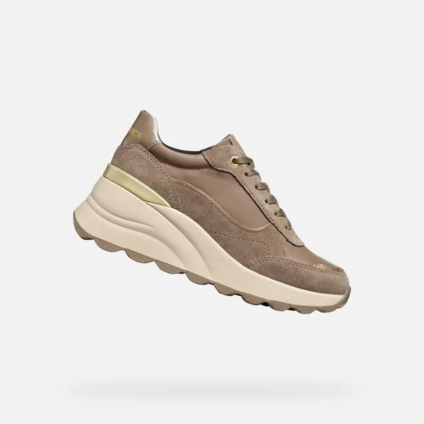 GEOX GEOX SPHERICA EC13 DAMES Sneakers - TAUPE