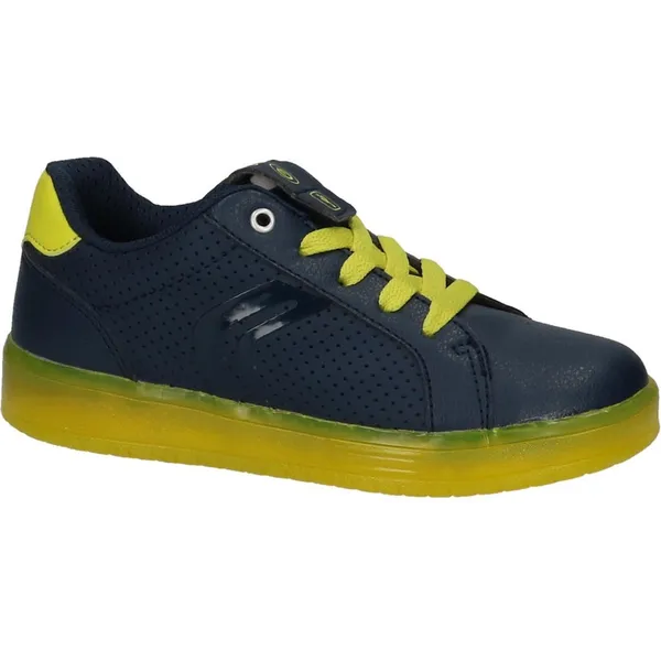 GEOX GEOX J 745p B  - Sneaker laag gekleed - Jongens - - Blauw - 0749 -Navy/Lime — vergelijk prijzen bij 1 winkel
