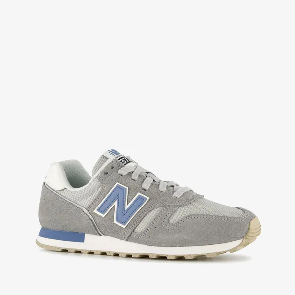 New Balance New Balance 373 suede dames sneakers grijs blauw