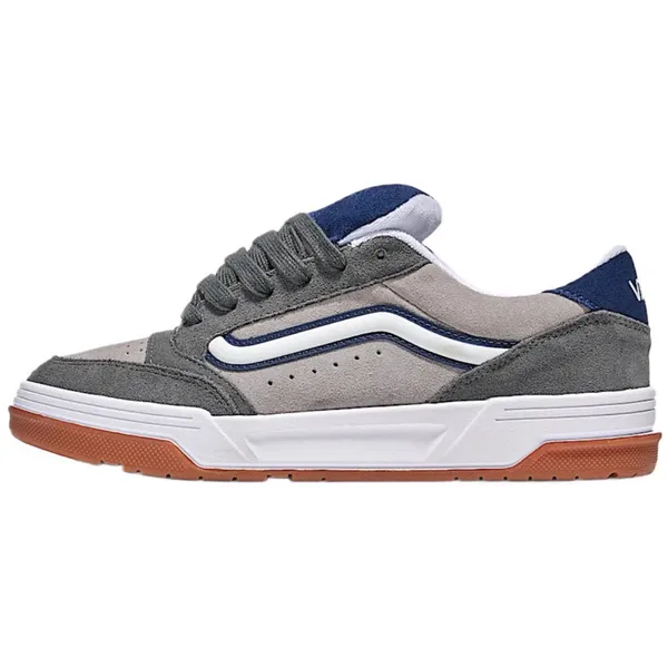 Vans Hylane Grijze Leren Sneakers - Minimalistische Streetstyle voor Volwassenen, Maat 41