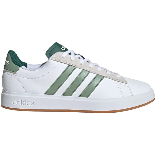 Adidas Grand Court 2.0 wit - groen - donkergroen - beige