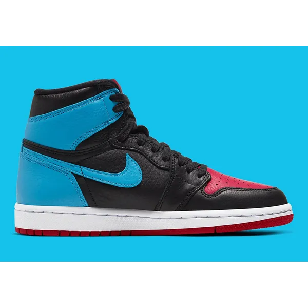 Nike Nike Air Jordan 1 Retro High OG - Sneaker - Zwart/Blauw/Rood - Maat 37.5 - Limited edition