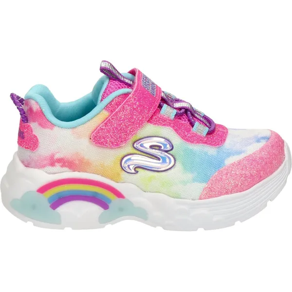 Skechers Skechers S Lights meisjes sneaker - Fuchsia