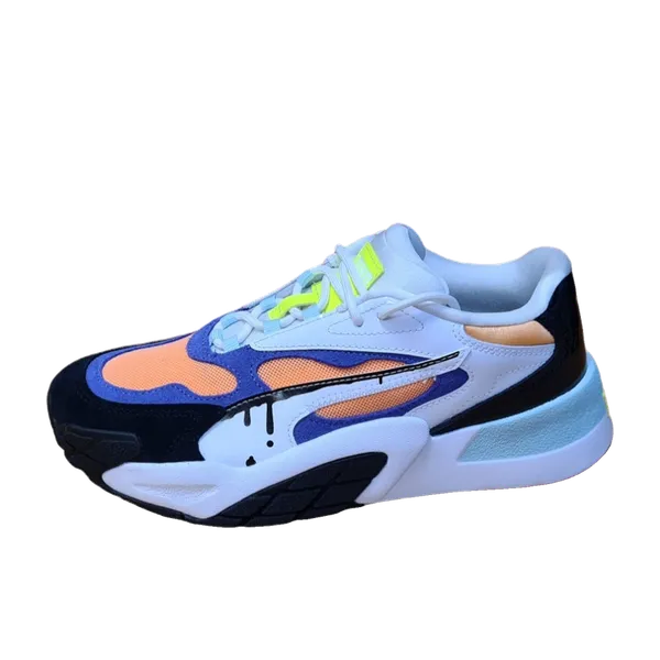 Puma Hedra Drip Orange-Hazy Blue-White, vergelijk prijzen bij 1 winkel