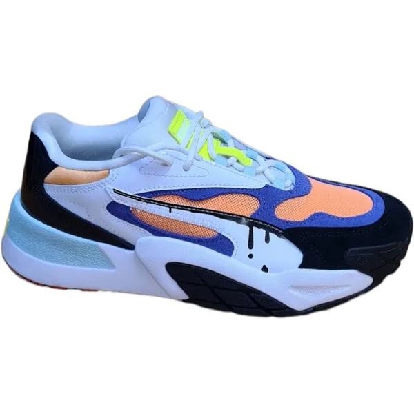 Puma Hedra Drip Orange-Hazy Blue-White, foto 2 van 2