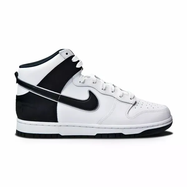 Nike Nike Dunk HI Retro - Heren - Sneaker - Wit/Zwart - Maat 48.5 - Doos zonder deksel