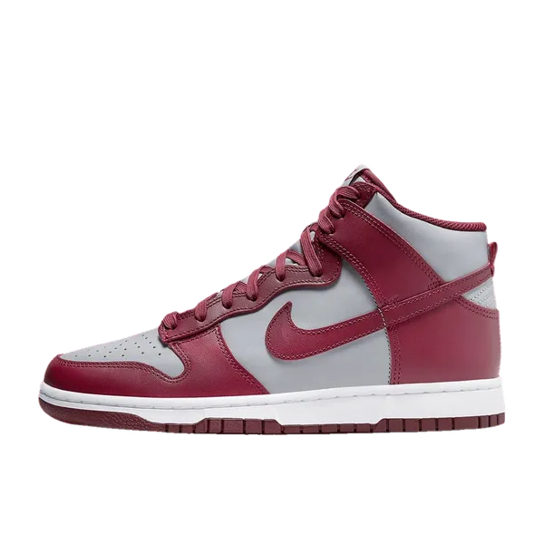 Nike Dunk High Dark Beetroot Bordeaux/Rood/Lichtgrijs, vergelijk prijzen bij 1 winkel