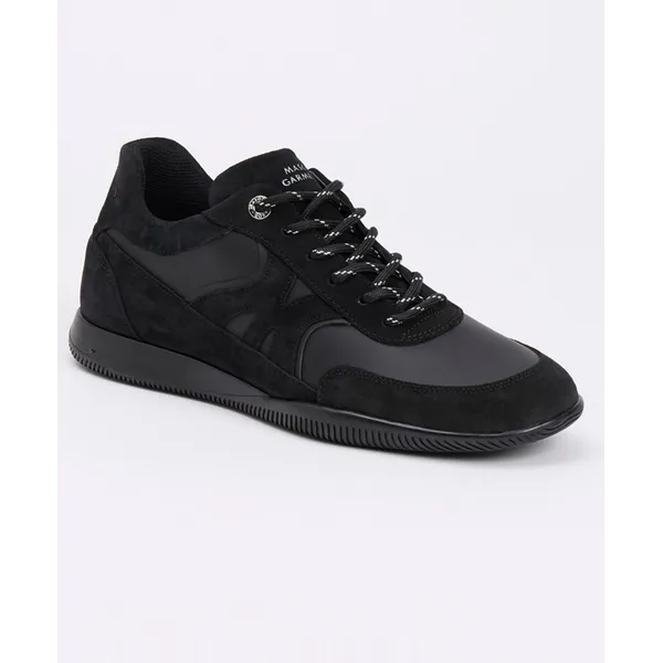 Mason Garments Mason Garments Maranello sneaker van suède - Zwart