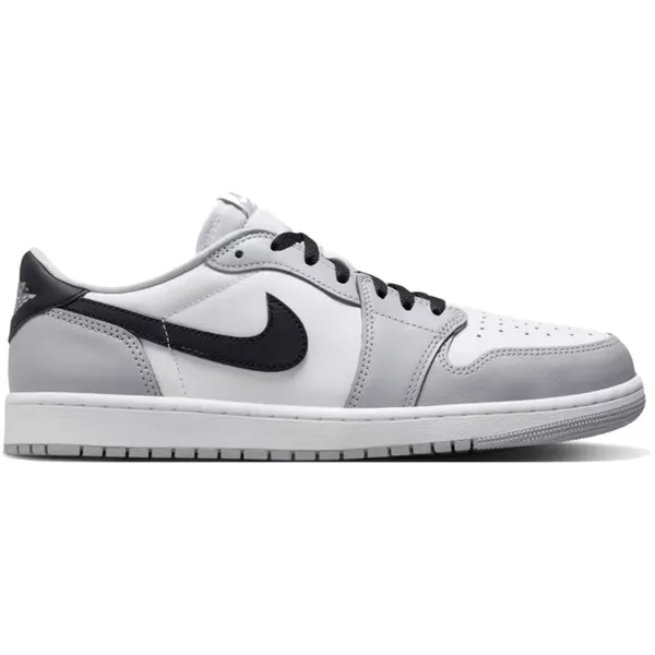 Nike Nike Air Jordan 1 Low Retro OG - Maat 45 - Grijs / Wit / Zwart - Sneakers Heren - Doos Zonder Deksel