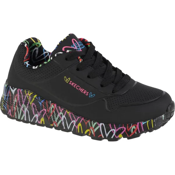 Skechers Skechers Uno Lite 314976L-BKMT, voor meisje, Zwart, Sneakers,Sportschoenen, maat: 39,5 — vergelijk prijzen bij 1 winkel