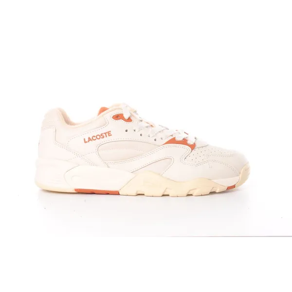 Lacoste Lacoste heren sneaker Game Trainer beige leder en textiel