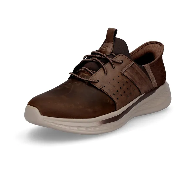 Skechers Skechers SLADE - Zachary herensneakers slip-ins 210828 CDB donkerbruin