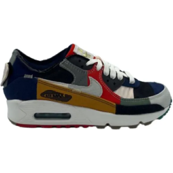 Nike Air Max 90 Wit/Rood/Groen/Grijs/Blauw