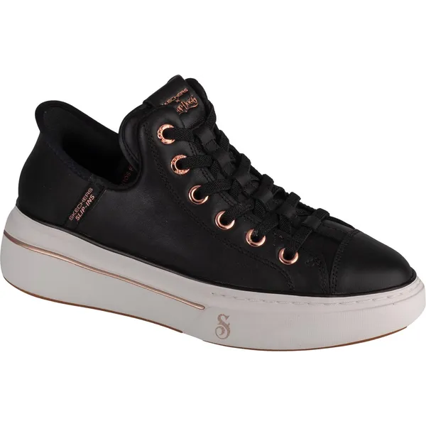 Skechers Skechers Slip-Ins: Snoop One - OG Leather 186001-BLK, Vrouwen, Zwart, Sneakers,Sneakers, maat: 37,5