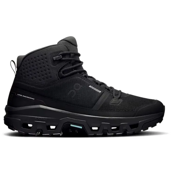 ON ON Cloudrock Mid WP Wandelsneakers Dames Zwart 42.5