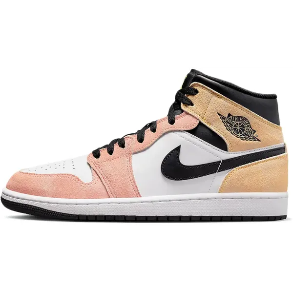 Jordan Jordan 1 Mid Oranje Wit - Limited Edition - Maat 44.5 - Doos zonder deksel