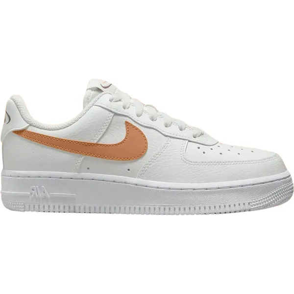 Nike Nike Air Force 1 Low - Maat 38.5 - Wit/Amber Bruin - Sneakers Dames - DOOS ZONDER DEKSEL