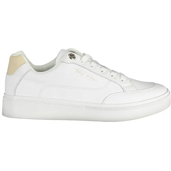 Tommy Hilfiger Tommy Hilfiger Modern Leather Sneaker LaceUp Wo - White