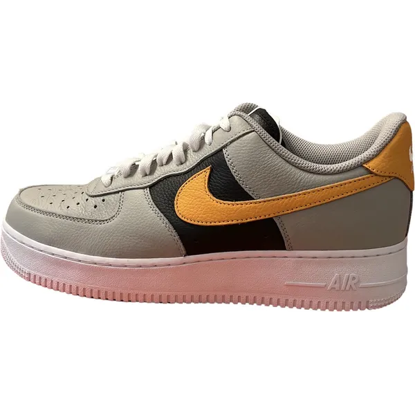 Nike Nike Air Force 1 - Maat 44.5 - Heren Sneakers - Grijs/Zwart/Oranje