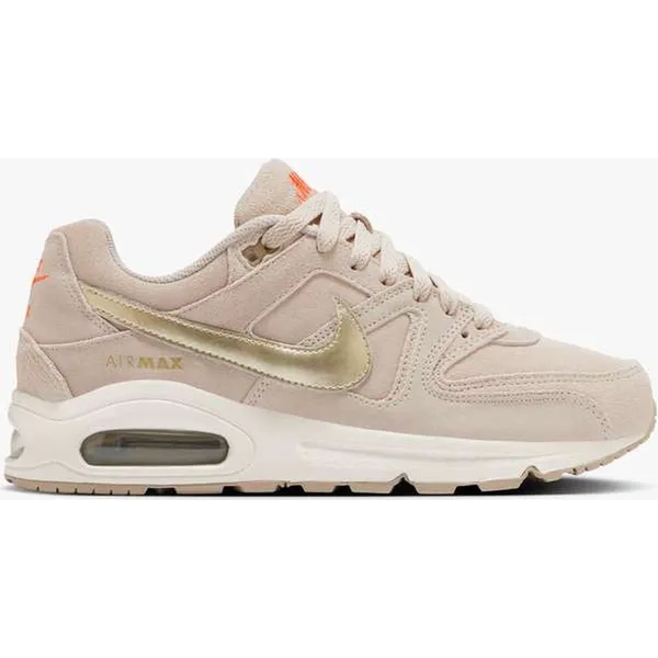 Nike Nike Air Max Command PRM - Maat 37.5 - Licht Roze / Goud - Suede - Sneakers Dames - Doos zonder deksel