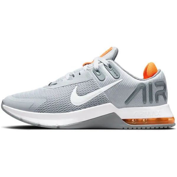 Nike Nike Air Max Alpha Trainer 4 - Grijs/Wit/Oranje - Sneaker - Maat 40.5 - Doos zonder deksel