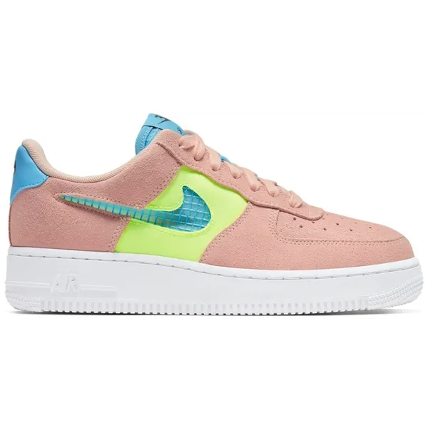 Nike Nike Air Force 1 '07 SE - Dames Sneaker - Roze/Groen - Maat 39 - doos zonder deksel