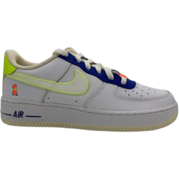 Nike Nike Air force 1 LV8 (GS) - Sneakers - Kinderen - Wit/Blauw/Groen