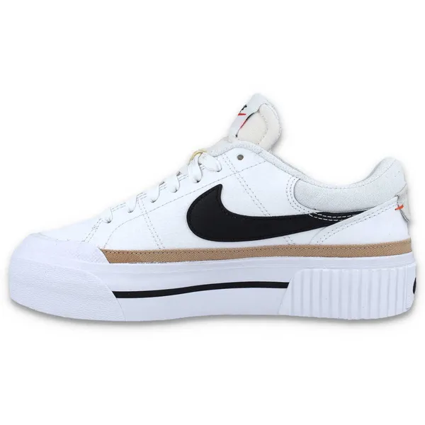 Nike Court Legacy Lift Wit/Zwart/Oranje